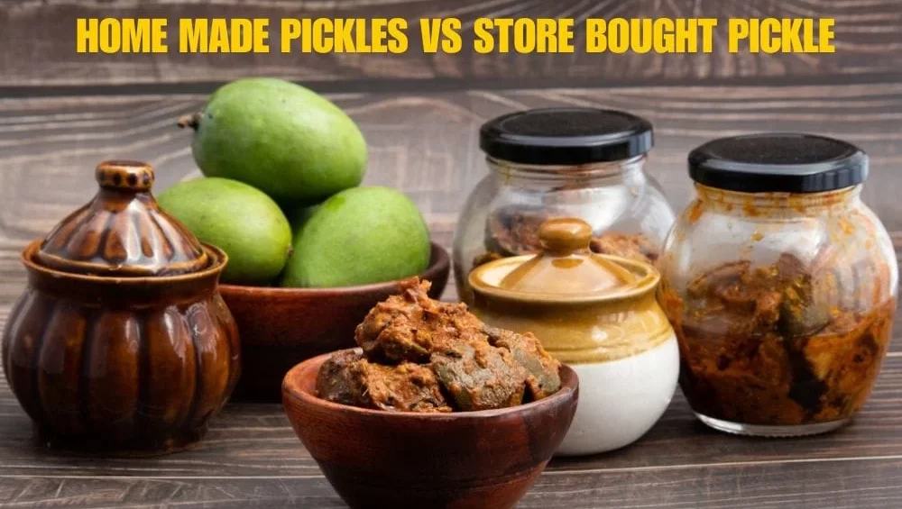 Understanding the Difference between Homemade Pickle vs Store Bought Pickles banner